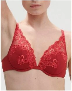 Simone Perele Soutien-gorge Push-up Plunge Simone Pérèle Saga (Lipstick)