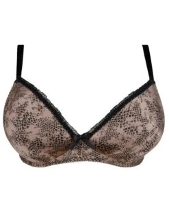 Soutien-gorge Sans Armature Bien-être Antigel Faune En Dentelle (Brun Faune)