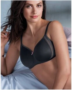 Soutien-gorge Sans Armature Rosa Faia Fleur (Anthracite)