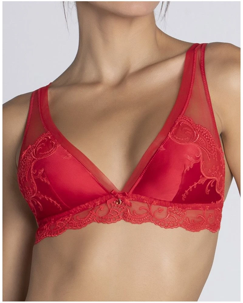 Soutien-gorge Triangle Lise Charmel Splendeur Soie (Splendeur Rouge) – Image 2