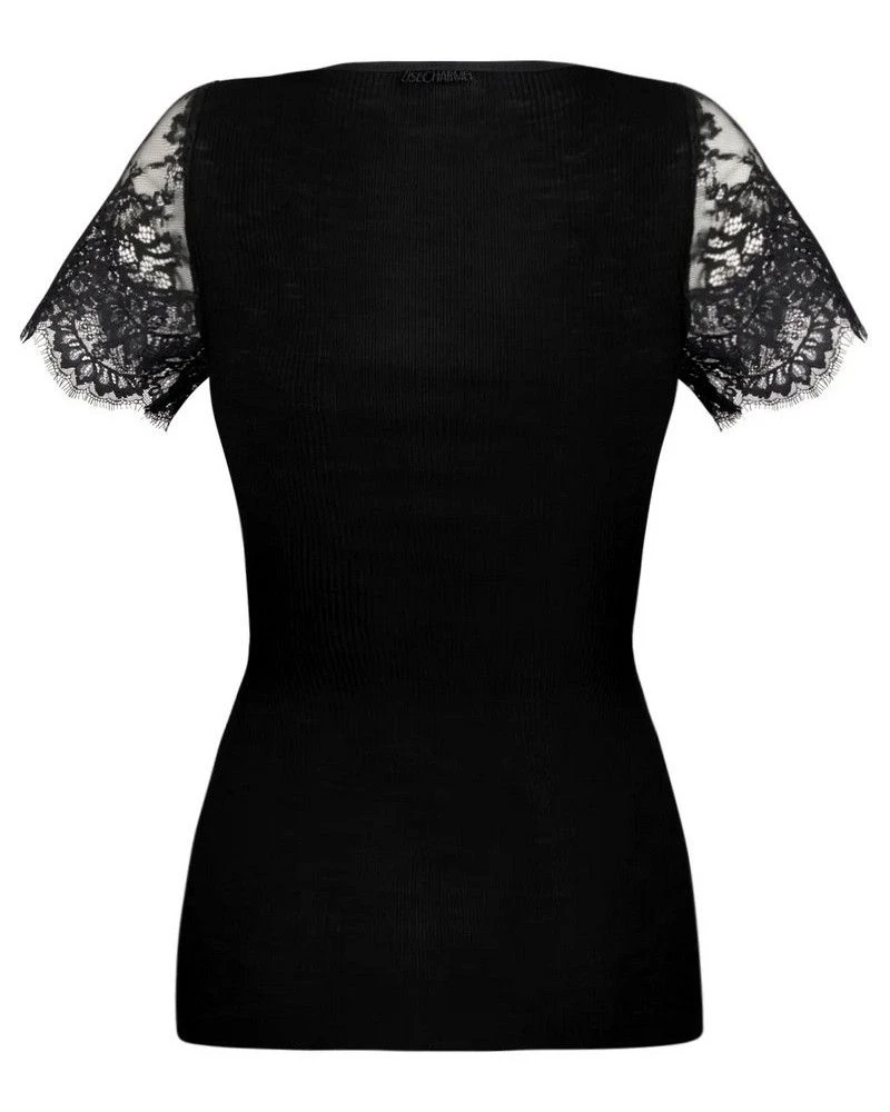 Top Manches Courtes Bien-ĂȘtre Lise Charmel Plaisir Caresse (Noir) â Image 4