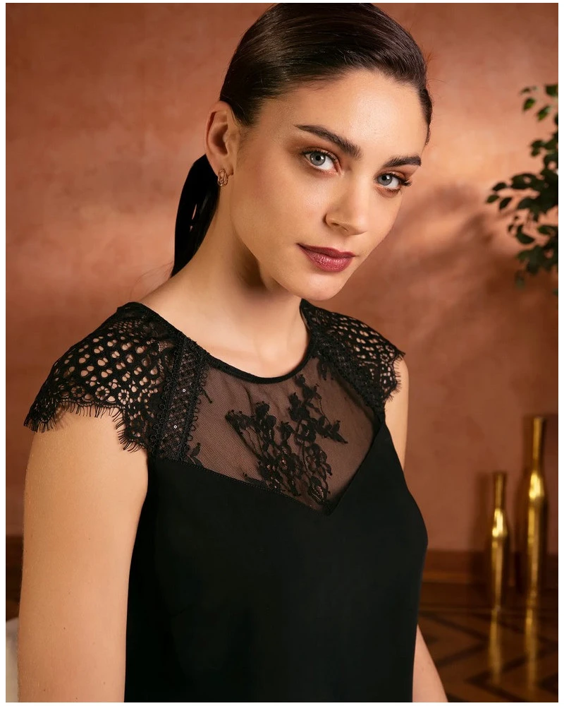 Top Mode Lise Charmel Féérie Couture (Noir) – Image 2