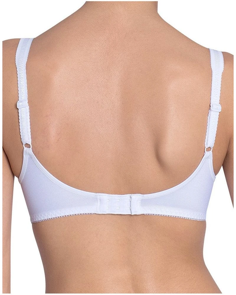 Triumph Soutien-gorge Sans Armature Elasti Cross + Cotton (Blanc) – Image 2